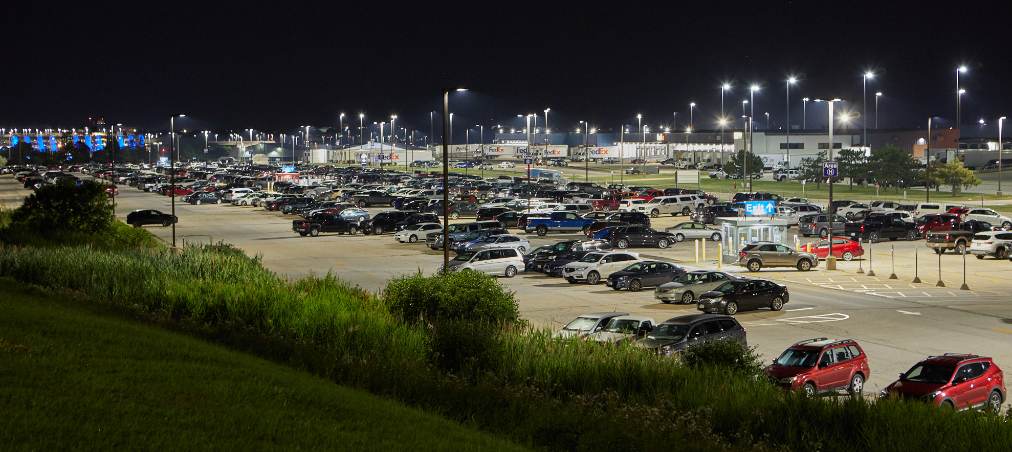 Optec LED Lighting Case Study Milwaukee Mitchell International